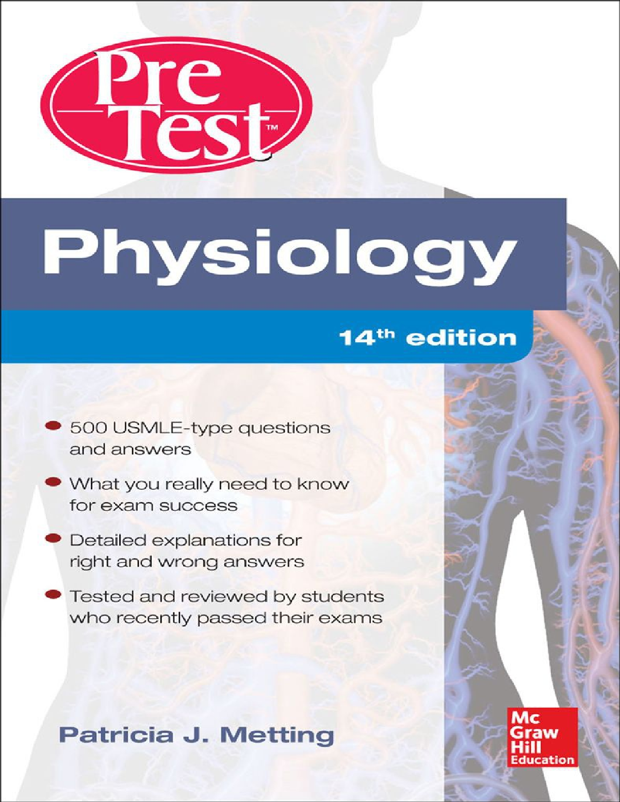Preview image for PHYSIOLOGY PRETEST SELF-ASSESSMENT AND REVIEW BY PATRICIA METTING